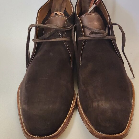 Grenson England Marcus Desert Brown suede chukka boots
